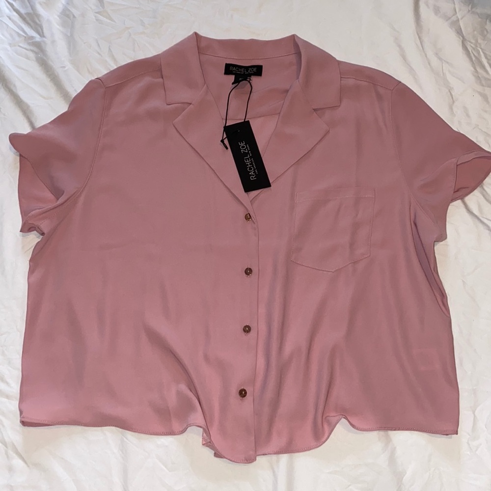 Rachel Zoe blush top